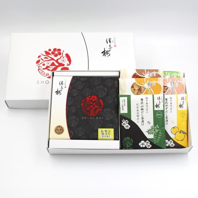 【夏日和50】レモン仕立てと和のセレクション　お茶漬け2種とお漬物4種詰合せ