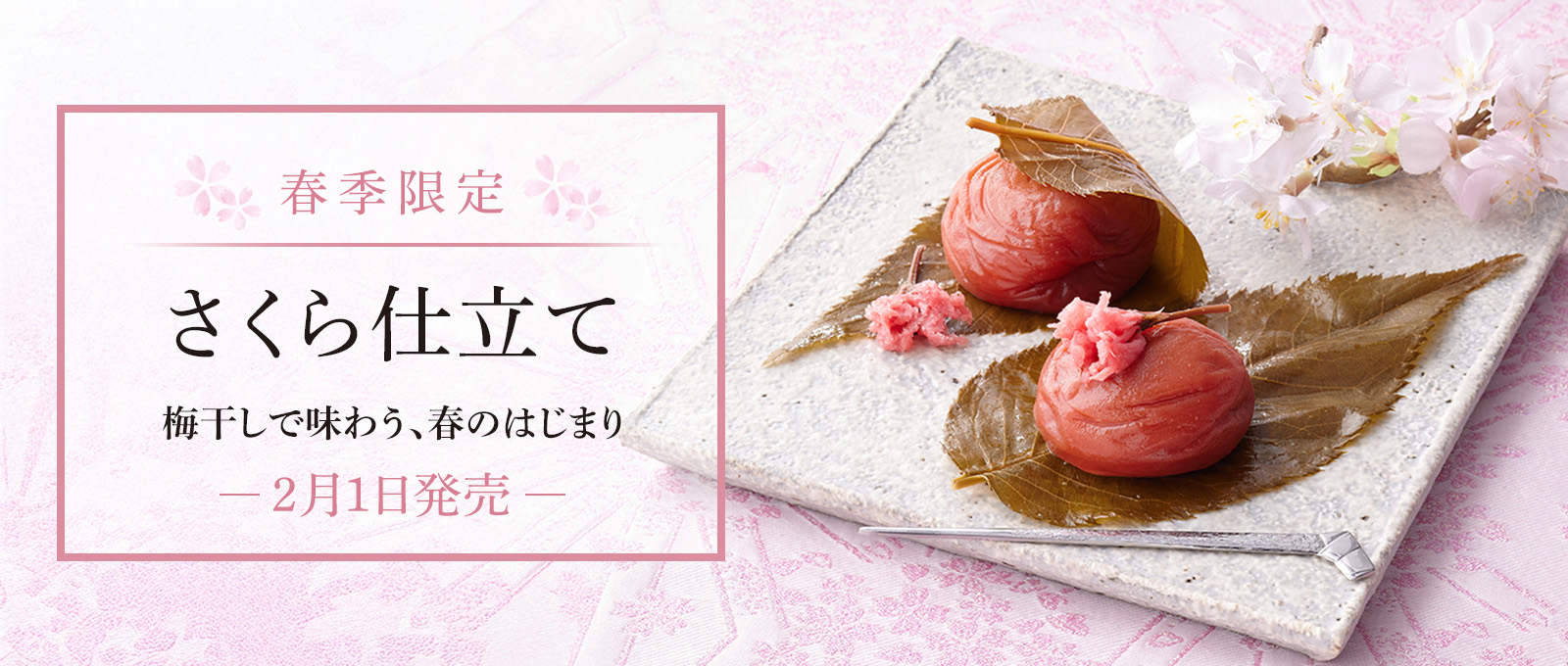 【春季限定】さくら仕立て