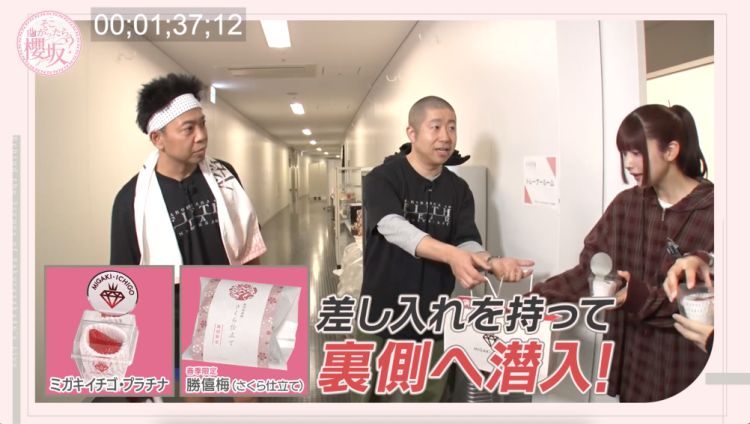テレビ東京「そこ曲がったら、櫻坂?」のメンバーへの差し入れ品に「【春季限定】さくら仕立て」をご利用いただきました！